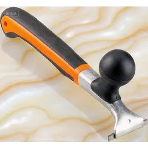 2-1/2" Heavy Duty Scraper Tool, Ergonomic Handle for Paint Glue Resin Removal, Professional Stain Putty Scratch Remover, Durable Carbide Blade, Multi-Surface Cleaning Tool for Varnish Dry Glaze