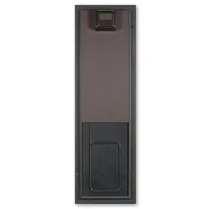 12.75 In. X 20 In. Large Bronze Wall Mount Electronic Dog Door PlexiDor Performance Pet Doors