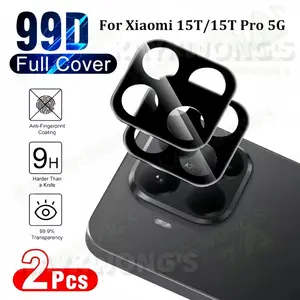 KAYKWONG'S 2-Pack Lens Protectors for Xiaomi 15t/15t Pro, 9h Hardness, Anti-Scratch, Transparent Smooth Surface, Bubble-Free Camera Protection Film