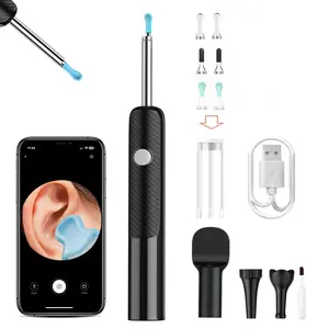 bebird 1 PC Smart Visual Ear-Clean Rod, Ear Wax Removal Tool, Spade Ear Cleaner with Ear Camera, HD Ear Scope, Earwax Remover Picker Ear Pick with 6 LED Light for Earwax Cleaning