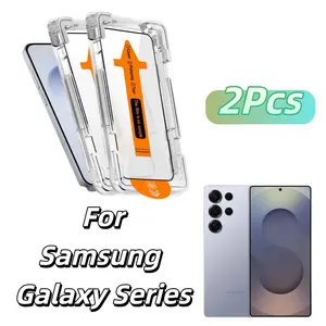 2-Pack Samsung Galaxy S25 Ultra/s24 Plus/s23/s22/s21/s25 Edge Screen Protector Film, HD Full Coverage Anti-Scratch, 9h Hardness, Bubble-Free