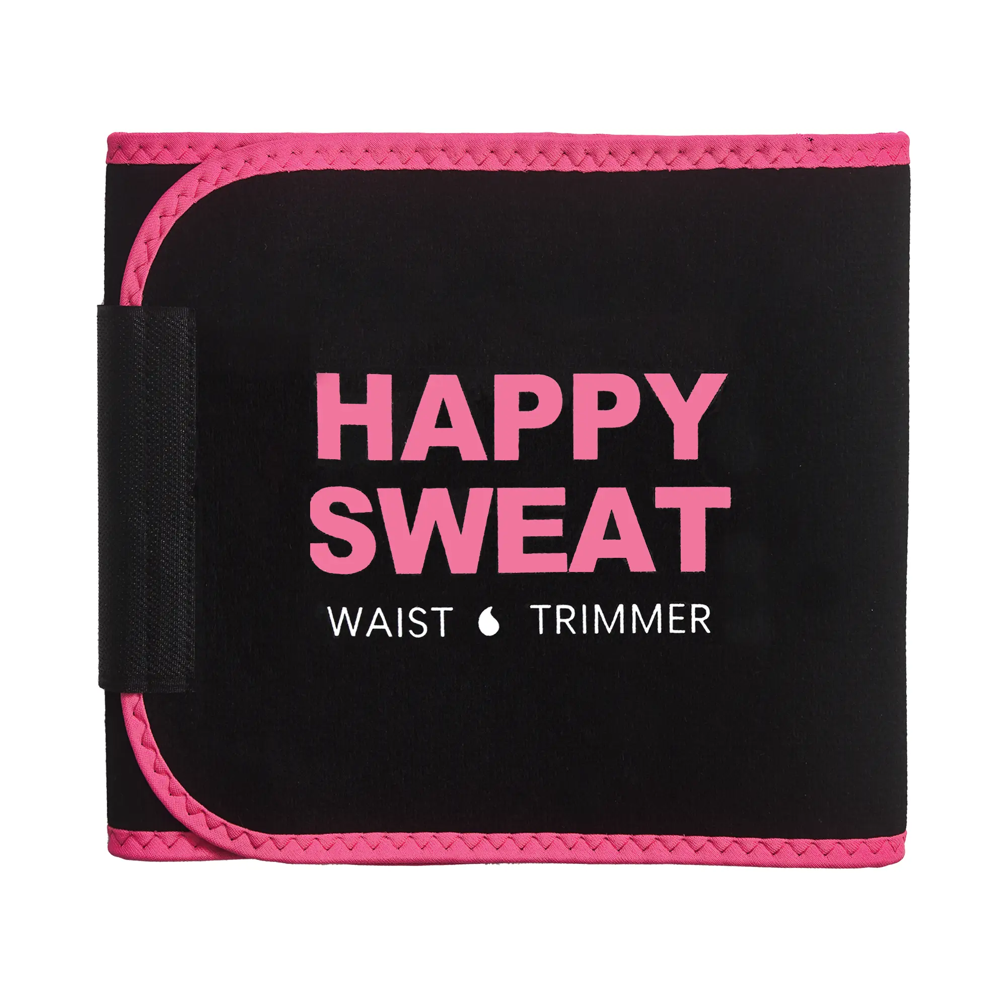 Trainer for Women and Men - Sweat Band Waist Trainer Belt for High Intensity Training and Gym Workouts, 5 Adjustable Sizes - Black/Pink