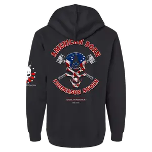 USA Born American Sworn Freemason Hoodie