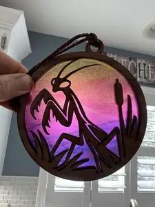 Praying Mantis Suncatcher for Sunny Window