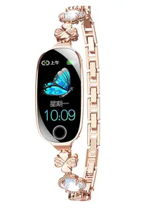 Women Smart Watch F81 Fashion Period Reminder Heart Rate Blood Pressure Monitor Sports Step Tracker Gift Party Style