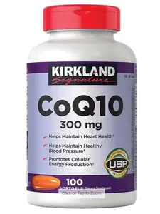 Kirkland Signature CoQ10 300 mg., 100 Softgels Fitness Edible Healthcare Supplement Dietary Healthy