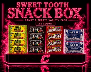 Sweet Tooth Snack Box – Candy & Treats Variety Pack (14 Count)