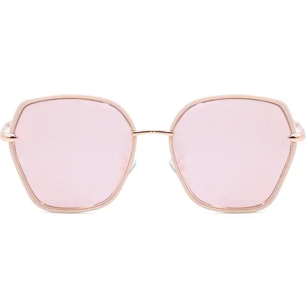 Maya - Rose Gold - Oval Sunglasses - Certified Shatter-Resistant Lenses - UV400 - For Women & Men
