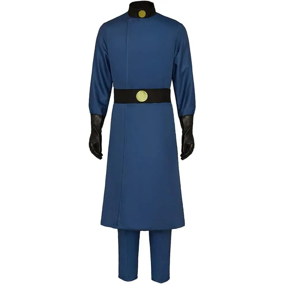 Dr.Drakken Mens Shirt Suits Kim Possible Shego Boss Uniform  Carnival Suit