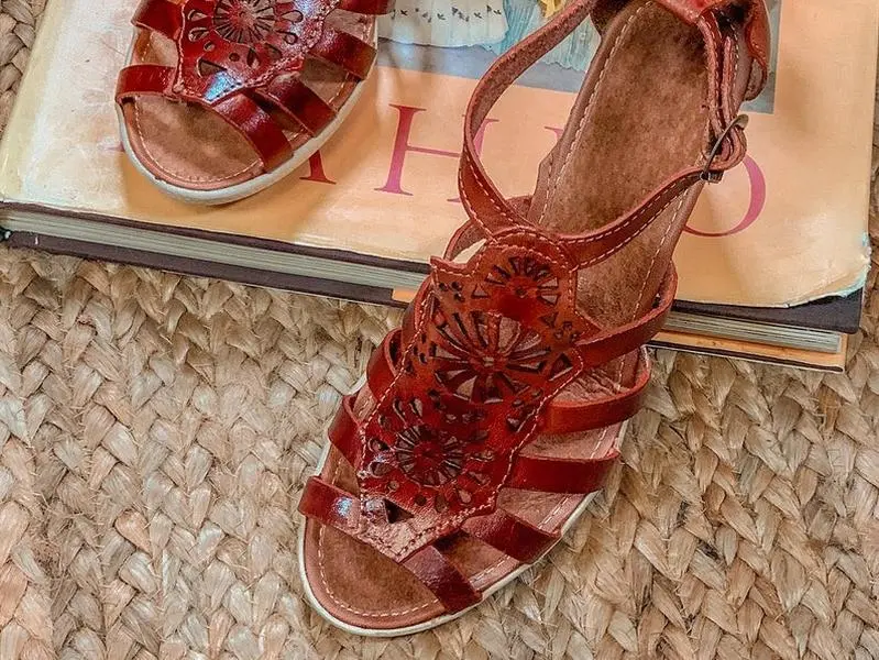 Mexican Sandals - Mexican Wedges - Mexican Artisanal Wedges - Huaraches Artesanales - Huaraches Mexicanos - Cute Summer Wedges