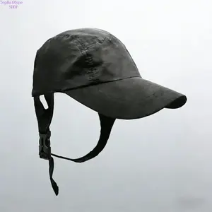 Anti-tightening baseball cap, UPF50+, outdoor water skiing, surfing, hiking, fishing, face-covering sun hat, sports cap.