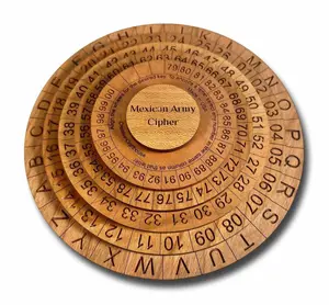 Mexican Army Decoder Disk | Historical Cipher Wheel