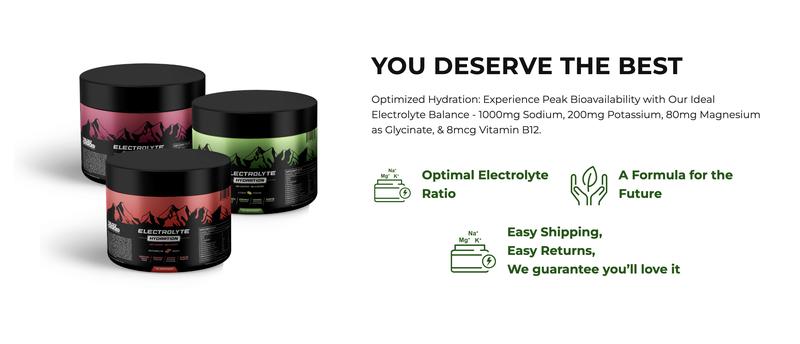 Wildly Charged Premium Electrolyte Hydration Powder | Endurance 4 Refreshing Flavors | Fitness Electrolyte Drink Mix | 80-90 Servings | Natural Ingredients