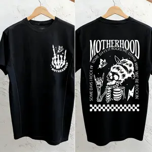 Giftifymama Sometimes I Rock It, Sometimes It Rocks Me Nursing Shirts Maternity Tops for Women Zipper Summer Breastfeeding T-Shirt Pregnancy Clothes Friendly Casual Womenswear TikTok Shop Holiday Haul