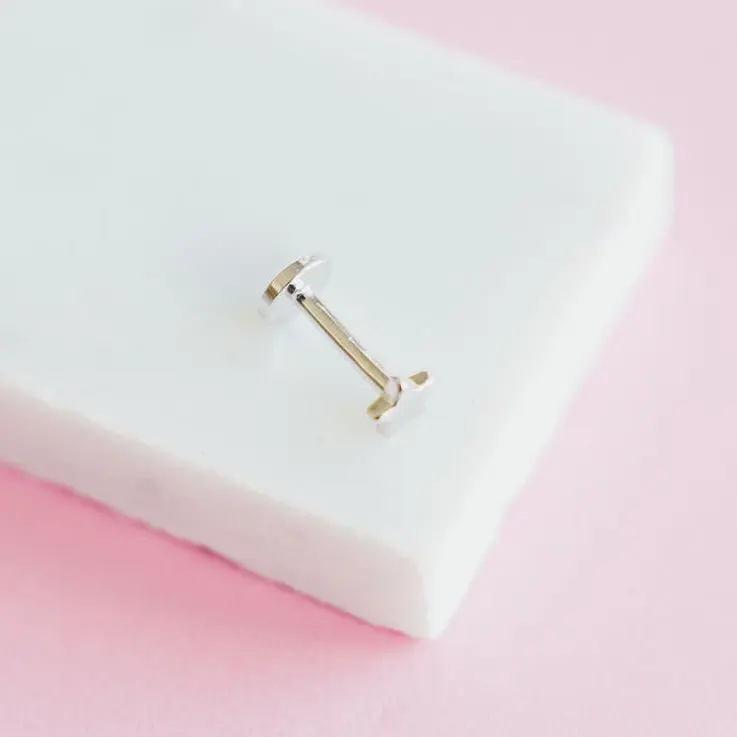 Screw Front Teensie Star Stud Earring Set