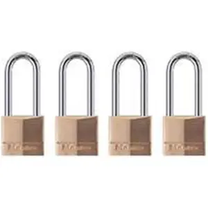Master Lock 140QLH Keyed Alike Wide Padlocks- Solid Brass
