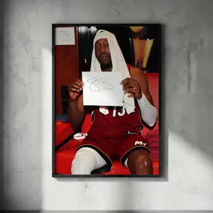Bam Adebayo 83 Record Poster  Miami Heat History Wall Art, NBA Locker Room Celebration Print, Motivational Basketball Decor for Fans ( Unframed - Print Only )