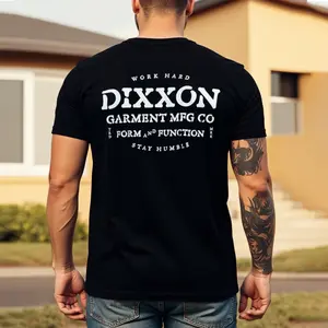 DIXXON Garment MFG Co. Gray MFG Standard T-Shirt - Black Menswear Top