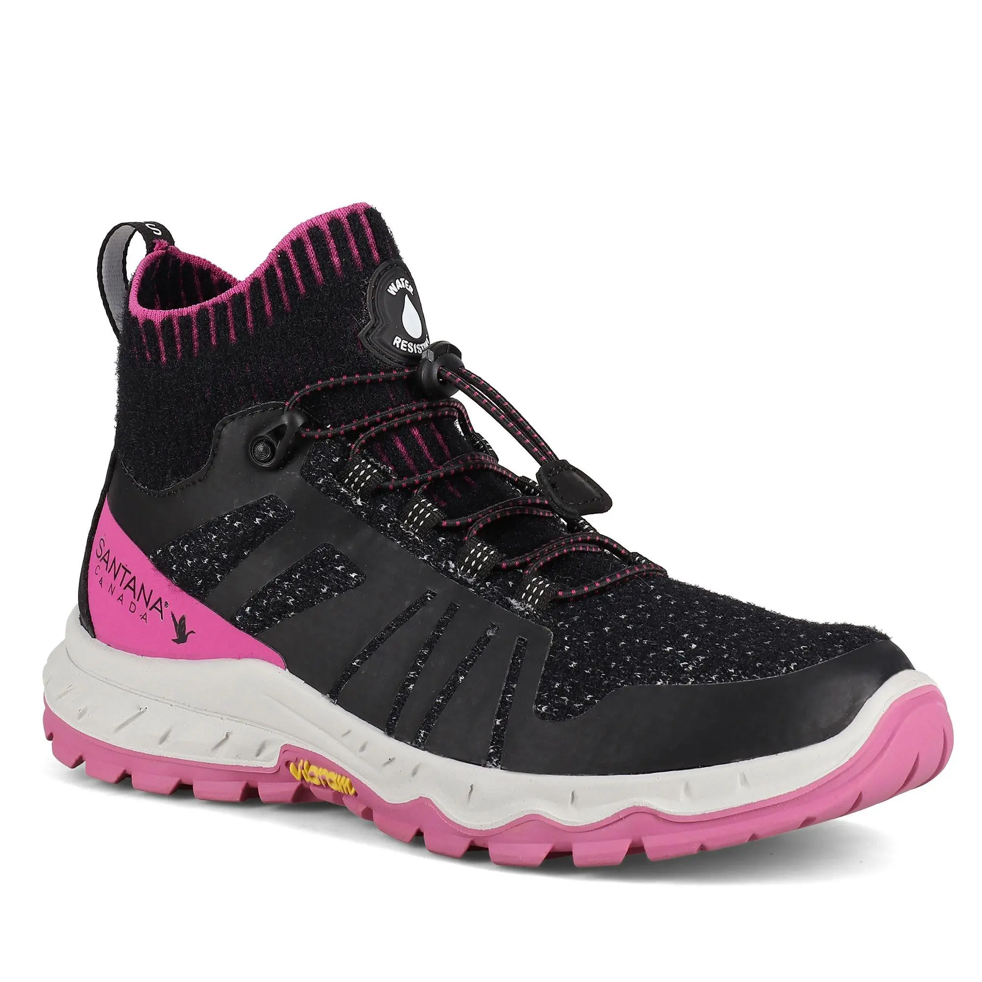 Santana Canada Black Fuschia Winter Boot-Tallon