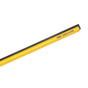 Ettore Super Channel - Extruded Aluminum Channel for Efficient Cleaning of Large Glass Surfaces with Reduced Flex and Quick Results