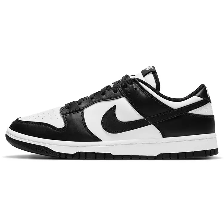 Nike Dunk Low Retro White Black Panda Classic Durable Skate Shoes Men's DD1391-100