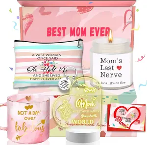 Gifts for Mom, Gift for Moms from Daughter Son, Mother's Day Gift s Basket for Wife, Daughter, Grandma, Friends, Sister, Birthday Christmas Gifts for Teacher Appreciation Women Best Mom Ever