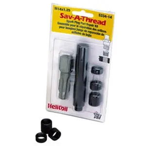 212 MAIN Helicoil 5334-14 Sav-A-Thread 14MM Spark Plug Thread Repair Kit, Locking Inserts, Mechanical Lock Tool for Automotive & Motorcycle Car Repair