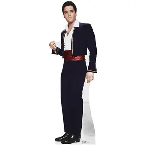 212 MAIN Life-Size Elvis Matador Cardboard Cutout - 73x25 in Corrugated Wall Decor, Stand-Alone Home Accent for Home Supplies