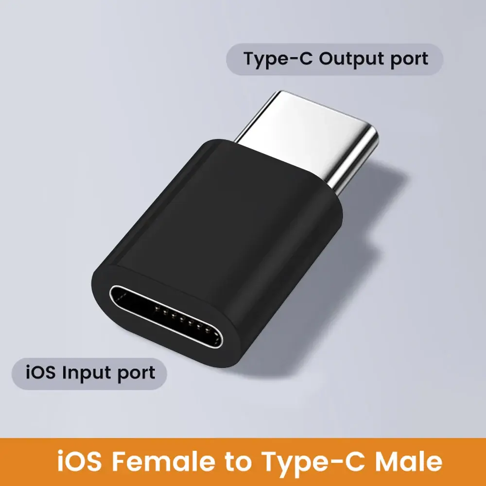 USB C to Lightning Adapter for Ios Male to Type C Female Converter Fast Charging for Iphone Type C IOS Data Transfer Adapter NONE