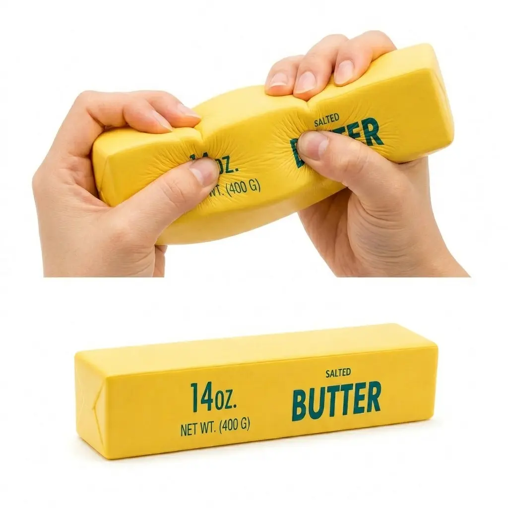 Jumbo Scented Butter Squishy - Extra-Large ASMR Fidget Toy for Calming Relief, Durable Soft Airflow Stick, Safe Squishies for Kids, Jumbo Squishy Party Gifts for Home Office Festive Use