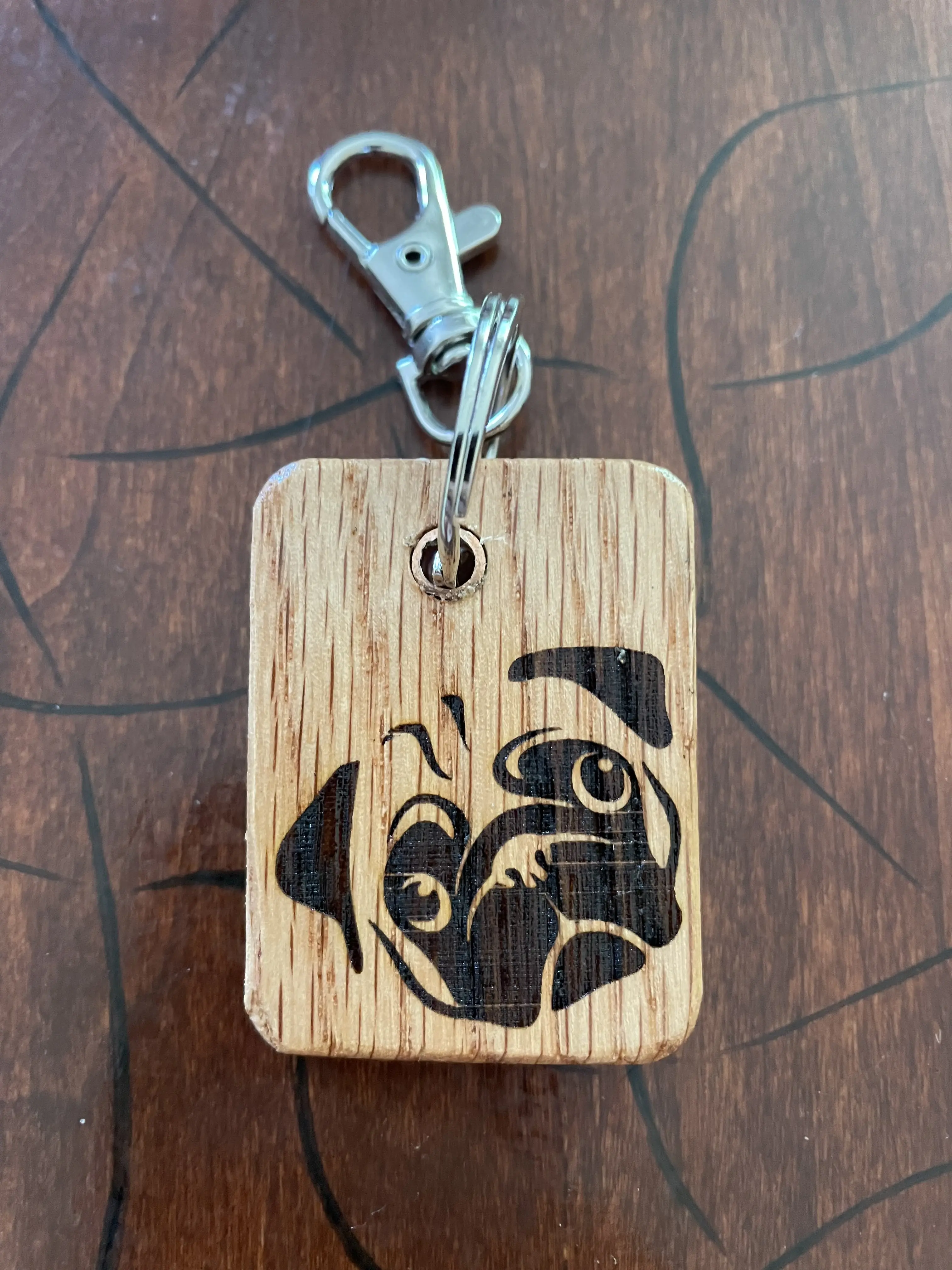 Pug Keychain