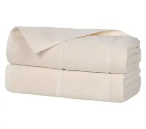 Superior Mile Cotton Blend Solid Bath Sheet Set