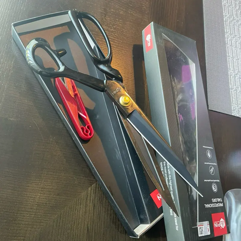 Professional Tailor Scissors Sets - Heavy Duty Sharp Fabric Sewing Shears for Cutting Fabric, Leather, Dressmakers, Home Use