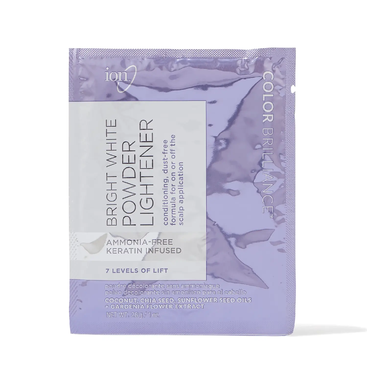Hair Bleach Powder, Ion Ammonia-Free 1oz Lightener for Natural Hair Coloring, No Chia Seed Formula for Adults