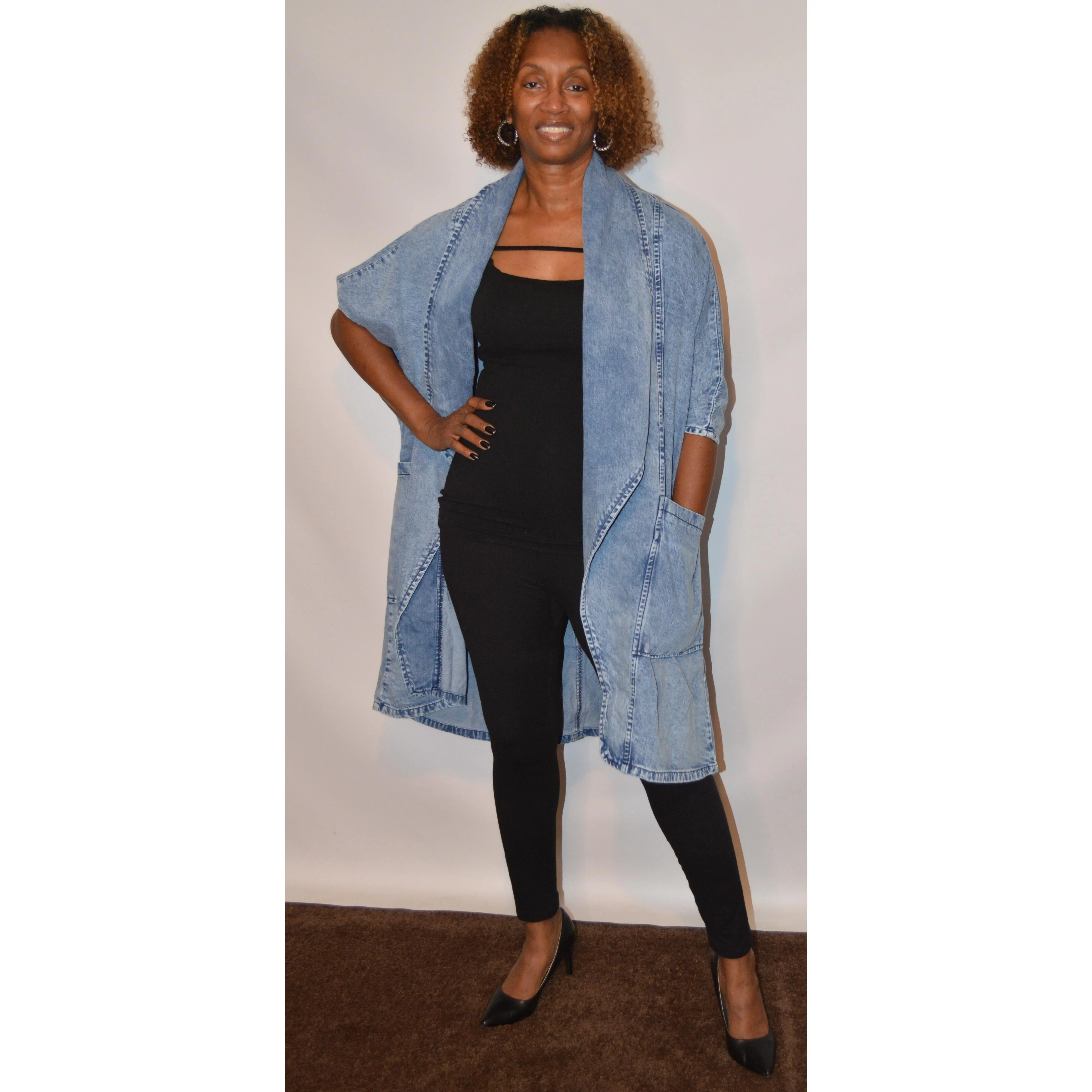 Denim Trench Coat