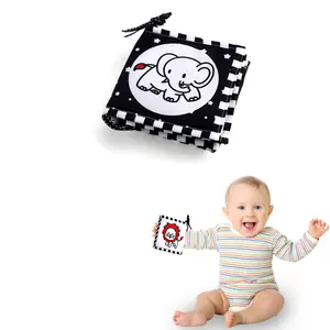 Baby Cloth Book, 1 Count Foldable Baby Cloth Book, Interactive Tear-proof Baby Toy, Early Education & Smart Toy for Baby