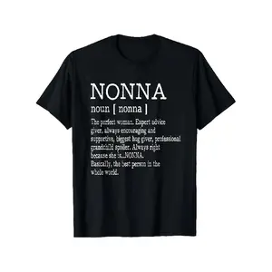Nonna Definition Grandma Mother Day Gifts Women T-Shirt