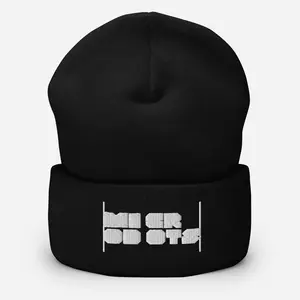 Microdots Bar Logo - Cuffed Beanie