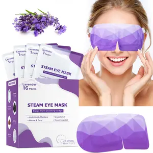 16 Packs Steam Eye Mask, Heated Eye Mask for Sleeping, Warm Compress for Eyes, one-off Comfortable Sleep Mask for Home, Office, Spa, Travel Essentials