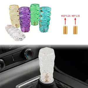 Universal 100mm-3D Diamond Design Crystal Stick Racing Gear Manual Shift Knob