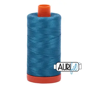 Aurifil 50wt Cotton Thread 1422yd - Medium Teal - A1050-1125