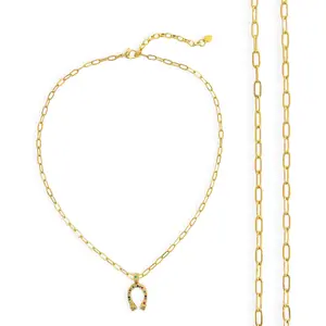 PLATED SMALL PAPERCLIP CHAIN