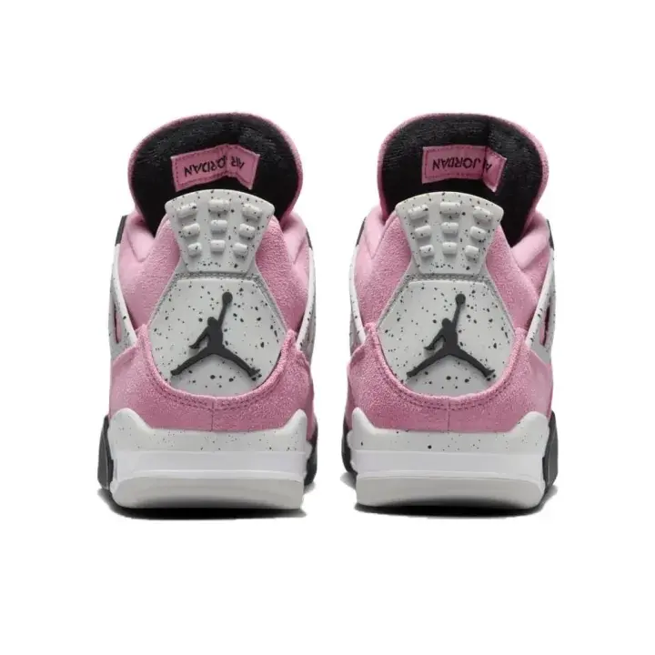 All Season Retro Basketball Shoes Pink White Black Tone Lightweight Comfort Sole Casual Street Vibe Breathable Hollow Mesh For Sneaker Collectors