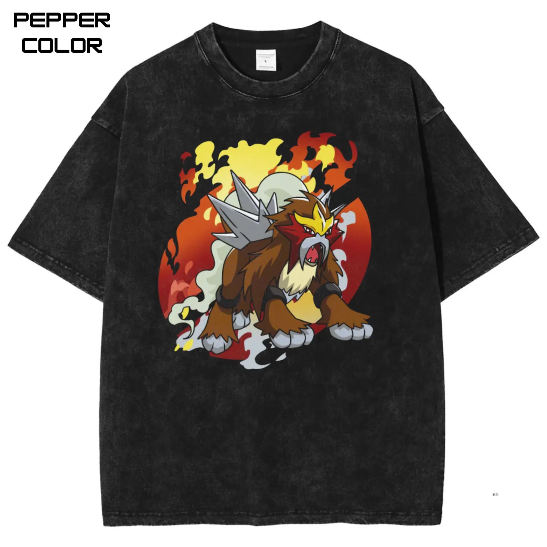 Vintage Entei Legendary Beast Graphic T-Shirt, Johto Region Fire pkm Gameboy Aesthetic,  Unisex Streetwear Tee,  Cotton shirt, Y2k Shirt, Trending, Viral,  Anime Fan Gift