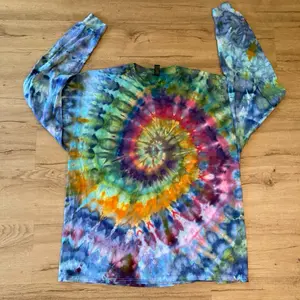 XL Tie-Dye longsleeve super spiral swirl Unisex T-Shirt