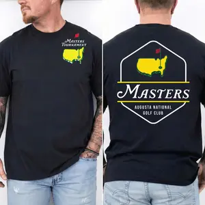 Masters Tournament Golf Shirt 2026 Vintage Graphic Tee, Augusta 92 Years Championship Design, Classic Golf Heritage Aesthetic, Premium Golf Lover Gift, Back Print Unisex Casual Tee