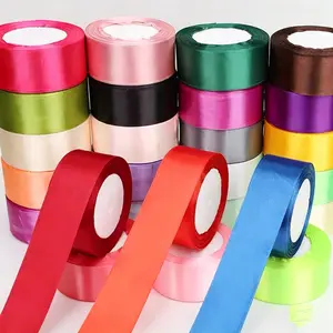 Luxury Double-Sided Satin Ribbon Set | 4 cm Width | 5 Pieces | Silky Texture | Rich Colors | Elegant Bow Decoration for Weddings & Outdoor Events