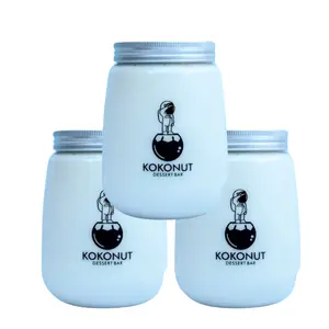 Case of 3 - KOKONUT Coconut Pudding Creamy Original Flavor, 12oz, Dairy-Free, Gluten-Free Snack Dessert Natural
