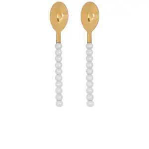 Lepel Club Set Of 4 Pearl Spoon