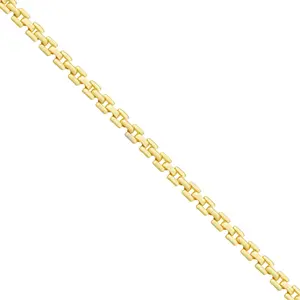 EVRY JEWELS Gold or Silver Plated Women's Hypoallergenic Watch Out Bracelet